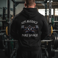 Load image into Gallery viewer, Not Average, PURE SAVAGE Beast Squat Hoodie
