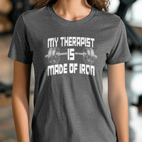 Load image into Gallery viewer, My Therapist Is Made of Iron Women&#39;s T-shirt
