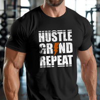 Load image into Gallery viewer, Hustle • Grind • Repeat — The Infinite Loop of Swole
