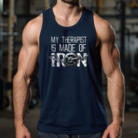 Load image into Gallery viewer, My Therapist is Made of Iron Tank Top
