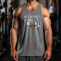 Load image into Gallery viewer, My Therapist is Made of Old Iron Tank Top
