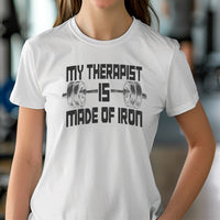 Load image into Gallery viewer, My Therapist Is Made of Iron Women&#39;s T-shirt
